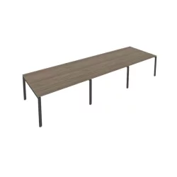 Переговорный стол (3 столешницы) Метал Сйстем Б.ПРГ-3.3 Вяз/Антрацит / Metal System