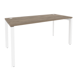 Стол рабочий на П-образном м/к ОНИКС O.MP-SP-4.7 Тиквуд Темный/Белый / ONIX