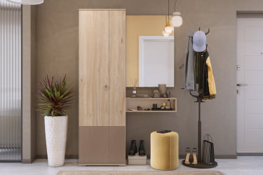 Пуф Рони 2 ПМ-001.2 медовый (велюр) / PM-001.2