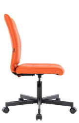 Кресло для персонала Еверпроф ЕП-300 Экокожа Оранжевый / Everprof EP-300