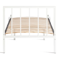 Кровать Бруно металл, 90*200 см, белый / Bruno