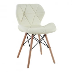 Стул со спинкой Еамес СC-026 Бежевый / Eames SC-026