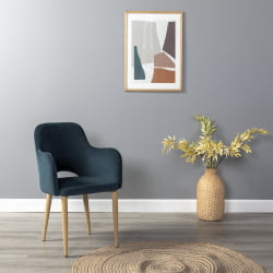 Кресло Ледгер К Диаг блуе/нат.дуб / Ledger Diag blue/нат.дуб