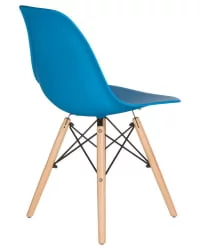 Стул обеденный ДОБРИН ДСВ Голубой БЕ-02 / DOBRIN DSW BE-02