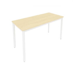 Стол письменный на металлокаркасе СЛИМ СЙСТЕМ С.СП-5.1 Клен-Белый / SLIM SYSTEM