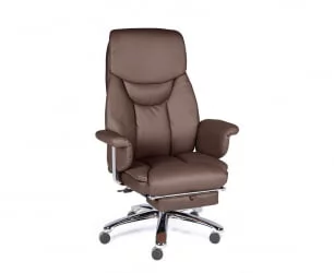 Кресло офисное Парламент Х-2021-322 леатхер Коричневый / H-2021-322 leather