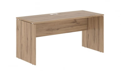 Стол письменный ЕДИС ЕДСТ 1567 Дуб Денвер светлый Белый / EDIS EDST