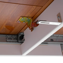 Стол Соната Люкс раздвижной/Соната Лукс екстенсион табле массив сосны, антик/белый, 120-(150)х75х73 см / раздвижной/Sonata Lux extension table