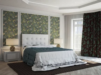 Кровать Cрйстал Белый / Crystal