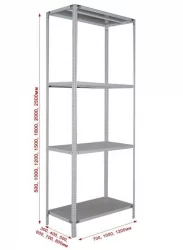 Стеллаж офисный СТФ 1034-2.0