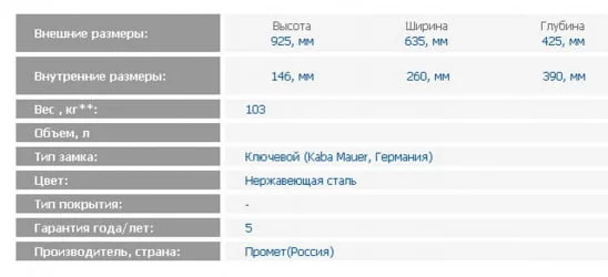 Депозитная ячейка ДБ-12С / DB-12S
