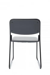 Кресло Никс РCХ ОМКЛ-01Б Серый/Металл Черный / Nix RCH OMKL-01B