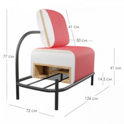 Диван Гаваии Д Дэрк грей / Gawaii Dark grey