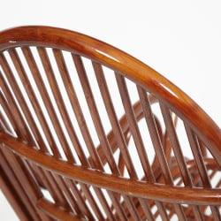 Кресло-качалка ВИЕННА (разборная) / без подушки / ротанг топ куалитй, 58кс133кс102 см, Пекан (орех) / VIENNA top quality, 58x133x102 Pecan