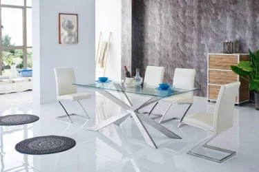 Стол Т088 (180) Серебро / T088