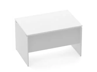 Стол прямой Дека ЛДСП каркас 75.08.12 Белый / Deka