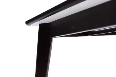 Стол обеденный Пегас 160кс95 Эмаль белая Морилка Орех / 160x95