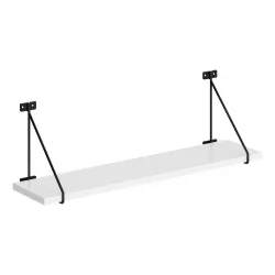 Полка навесная CОФФЕЕ СХ4-БАР Белый / COFFEE SH4-BAR