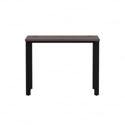 Стол прямой на металлокаркасе, опоры 45 гр Еверпроф ЕВО 254С001 Дуб Пасадена Черный / Everprof EVO 254S001