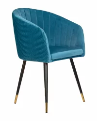 Стул обеденный ДОБРИН МАРЙ Морская волна велюр 1922-7 / DOBRIN MARY