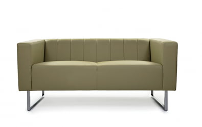 Диван с металлическими ножками Вента 2 экокожа Еуролине 936 / Euroline