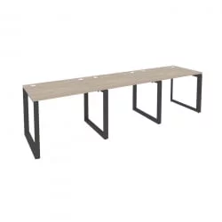 Рабочая станция на О-образном м/к ОНИКС О.МО-РС-3.1.7 Дуб Аттик/Антрацит / ONIX O.MO-RS-3.1.7