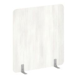 Перегородки на металлических опорах на фетровых подпятниках Р-лине ДП.Ф-140-150 Снежная Патина / R-line DP.F-140-150