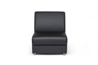 Черный диван Чаирман Сити (1Д) Еуролине 9100 / Chairman Euroline