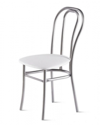 Стул Венский 400х490 мм Белый/Алюминий
