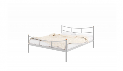 Кровать 120 на 190 София плус 1200х1900 Белая / plus