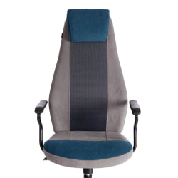 Кресло АВИАТОР флок, ткань , синий/серый/серый, 32/29/В2-1 / AVIATOR 32/29/W2-1