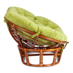 Диван МАМАСАН/МАМАСАН 23/02 В /с подушкой/ подушка 182х119 см, 169х102х80 см, Когнаc (коньяк), флок, олива, 23 / MAMASAN/МАМАСАН W Cognac