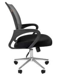 Кресло оператора CХАИРМАН 696 Хроме Серый / CHAIRMAN Chrome