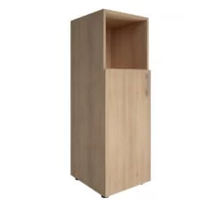 Шкаф книжный средний полуоткрытый без топа ЙАЛТА ЛТ-СУ 2.1Р Снежная Патина / YALTA LT-SU 2.1R