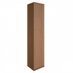 Шкаф высокий узкий левый Рива А.СУ-1.8 Л Орех Гварнери / Riva