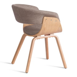 Стул ВИМТА (мод.8021) дерево / ткань, 69х56х77 см, натуральный/бежевый, Аимкаса 5 / VIMTA (mod.8021) Aimcasa