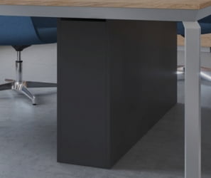 Тумба под кабель-канал Оливер ОЛ-30-02.ОС Оникс серый / Oliver OL-30-02.OS