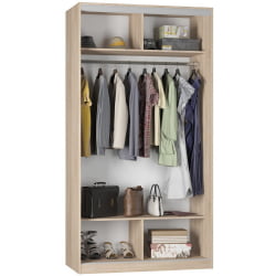 Черный шкаф-купе Б-220х120х60-3(Венге-Д9Д9) / B-220х120х60-3(Венге-D9D9)