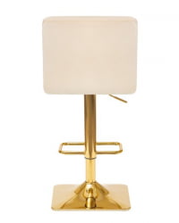 Стул барный ДОБРИН ГОЛДИЕ (бежевый велюр (МДЖ9-10)) 2 шт / DOBRIN GOLDIE (MJ9-10))
