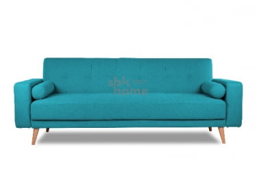 Диван СЕЛВИК с подушками ножки дерево (2160*900*860) Бирюзовый, 00-00009810 / SELVIK