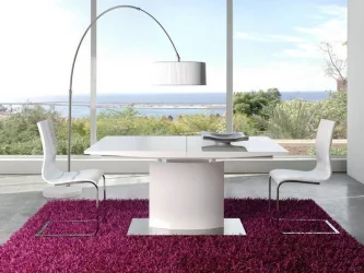 Стол обеденный ДУПЕН ДТ-01 (180) Белый / DUPEN DT-01