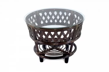 Стол круглый Черчилль/Рузвельт/Кобана Черчилле1 темно коричневый / Cherchille1