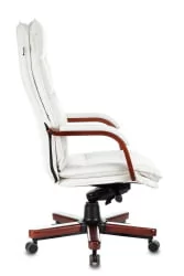 Кресло руководителя Бюрократ Т-9927ВАЛНУТ Слоновая кость / T-9927WALNUT