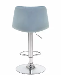 Стул барный ДОБРИН ТАИЛОР Пудрово-голубой велюр МДЖ9-74 / DOBRIN TAILOR MJ9-74