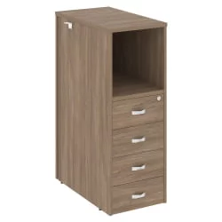 Тумба 4 ящика проходная, средняя ОНИКС О.Р-ТВ-4 Дуб Аризона / ONIX O.R-TV-4