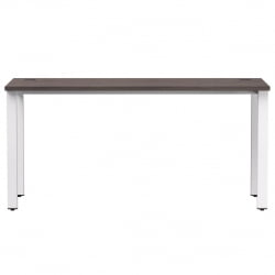 Стол прямой на металлокаркасе, опоры 90 гр Еверпроф ЕВО 254С008 Дуб Пасадена Белый / Everprof EVO 254S008