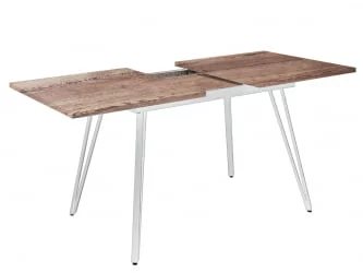 Стол раскладной Диего 140-180 вхите Галифакс Табак / white