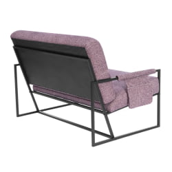 Диван Чарли ЛУКС Д/Чарли Люкс велюр/букле, ВТ шапе воод росе / Charli LUX VT shape wood rose