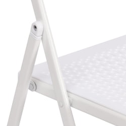 Стул ФОЛДЕР (мод. 3016) каркас: металл, сиденье/спинка: пластик, 48,5 х 48 х 82,5 см, вхите (белый) / FOLDER (mod. white