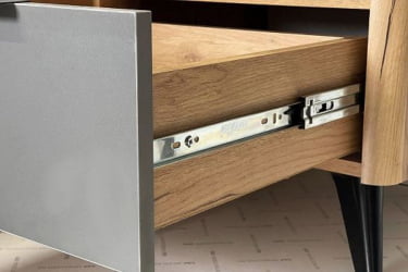 Тумба прикроватная Адам МСА-01 дуб крафт золотой/графит / MSA-01